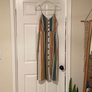 MIDI striped dress